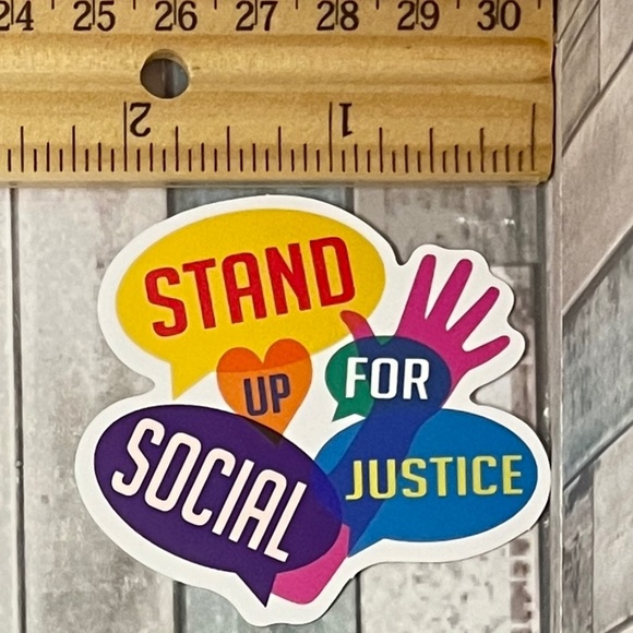 🌀10/$10🌀 Social Justice Reusable Waterproof Vinyl Sticker Decal - Picture 1 of 1